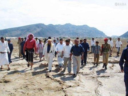 لدى تفقد مشروع مدنية فردوس عدن